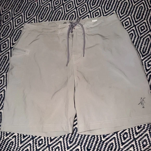 Men's Gray Swim Trunks - Picture 1 of 4